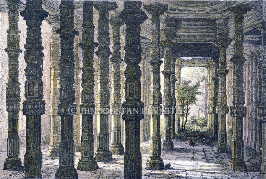/data/Original Prints/Topography Views, City Views, Landscapes/GREAT HALL OF THE ARAI-DIN-KA-JHOPRA AJMERE.jpg